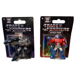 Transformers Megatron & Optimus Prime Action Figure 3" Hasbro Collectible Toy